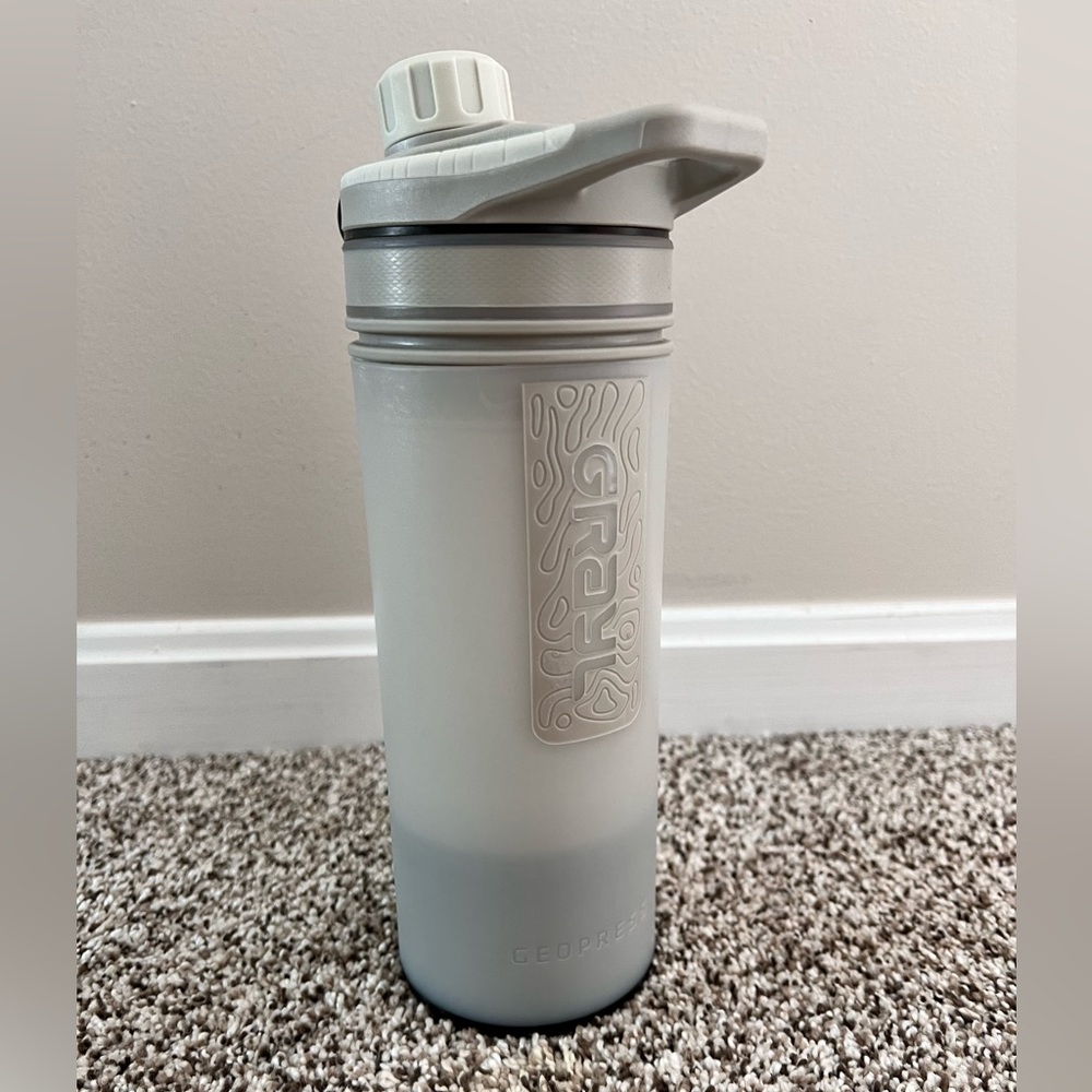 GRAYL GeoPress 24oz Water Purifier Bottle - Hiking, Camping, Survival, Travel